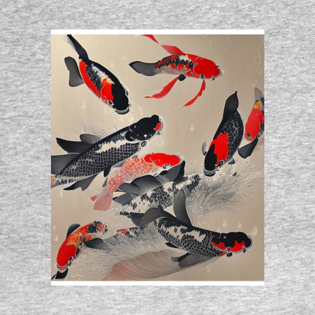 The Art of Koi Fish: A Visual Feast for Your Eyes 5 by Painthat